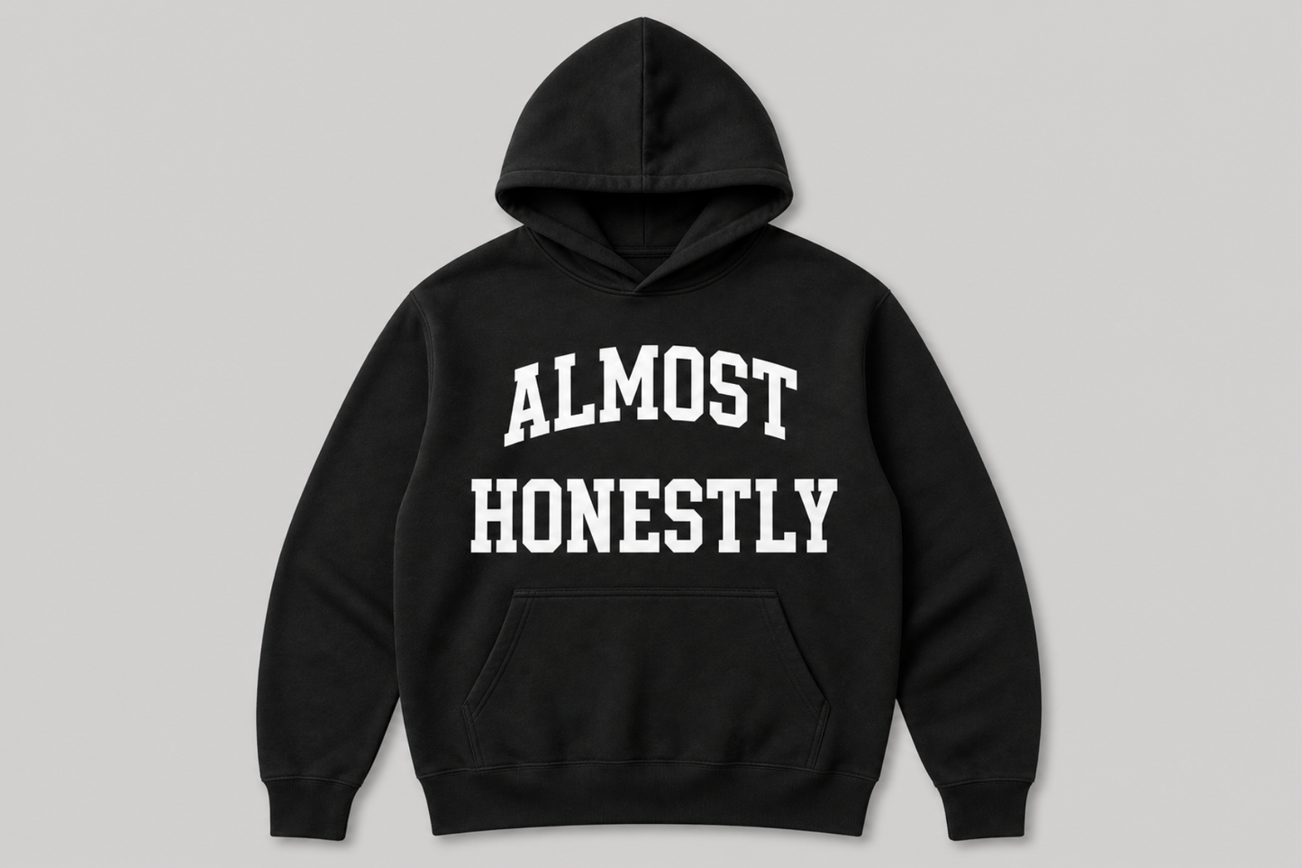 Almost Honestly Hoodie - Black