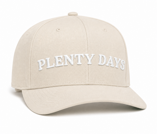 Plenty Days Snapback - Cream