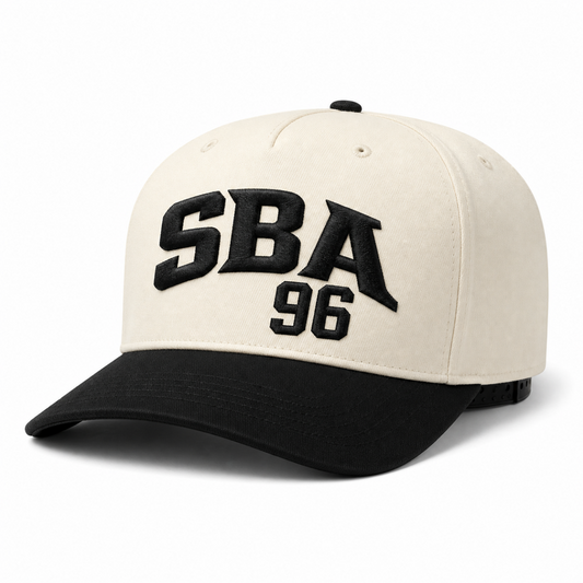 SBA 96 Snapback - Cream/Black
